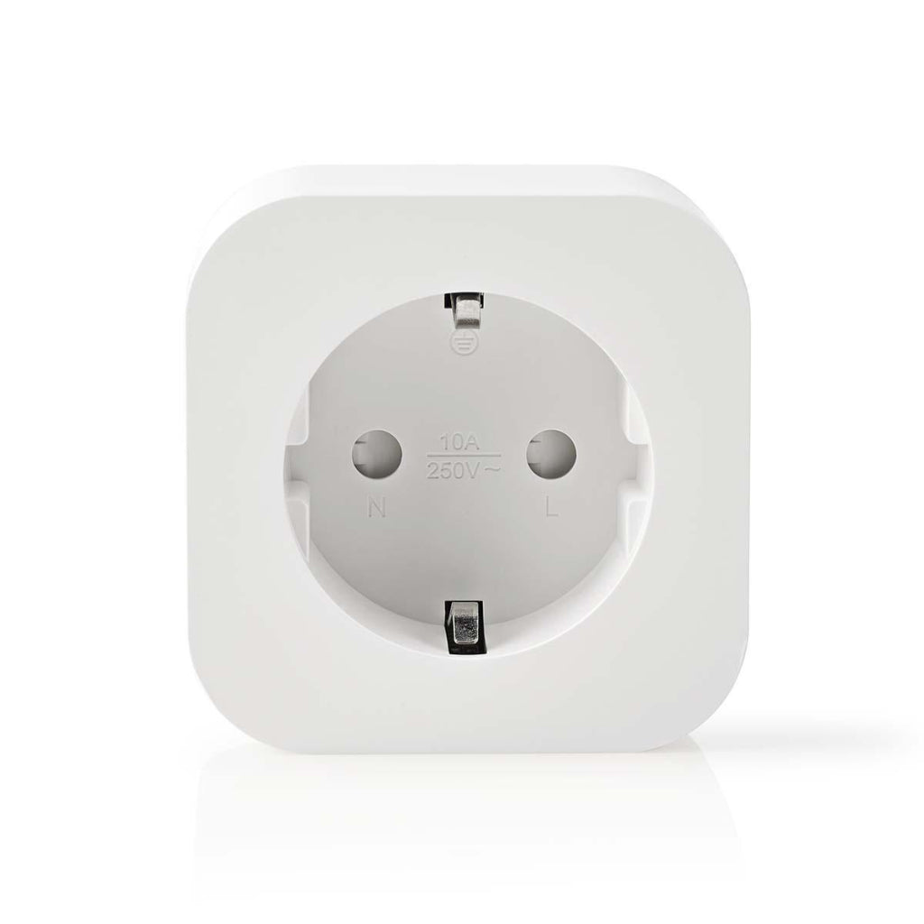 Nedis wifip130fwt prise intelligente wi-fi schuko type f 10 a