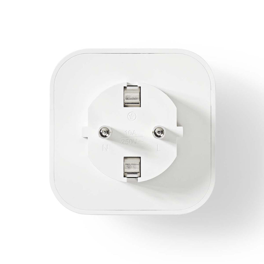 Nedis wifip130fwt prise intelligente wi-fi schuko type f 10 a
