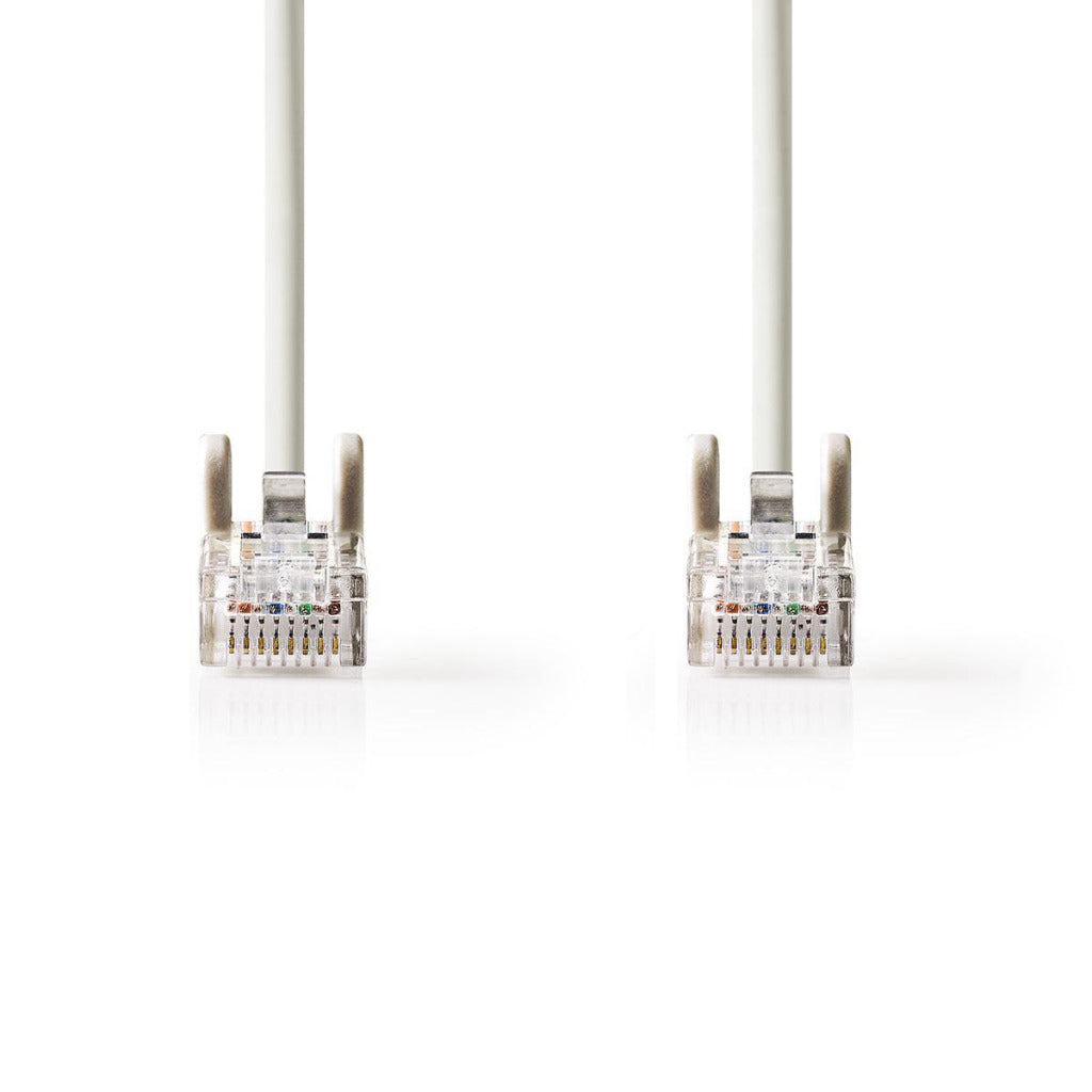 Nedis CCGT85000GY20 Câble réseau UTP Cat 5e RJ45 (8P8C) mâle - RJ45 (8P8C) mâle 2,0 m Gris