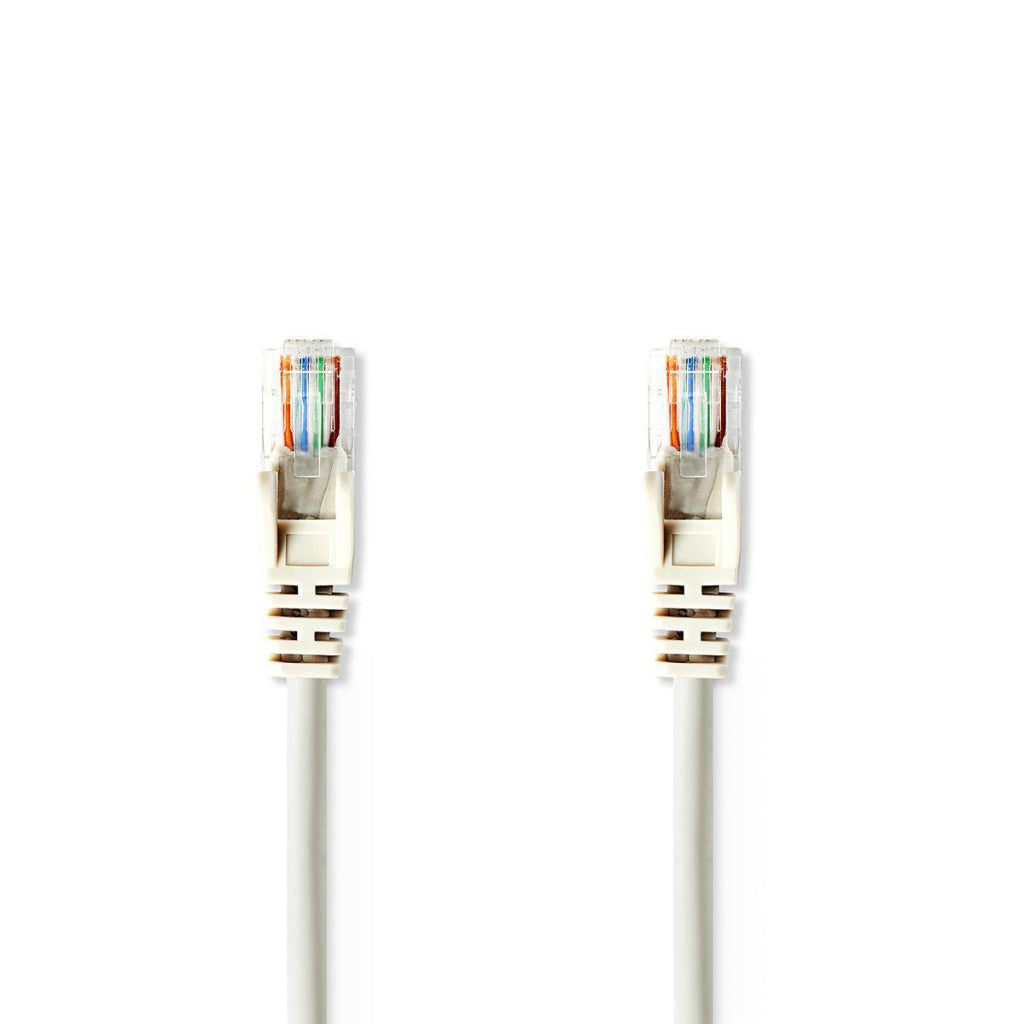 Nedis CCGT85000GY20 Câble réseau UTP Cat 5e RJ45 (8P8C) mâle - RJ45 (8P8C) mâle 2,0 m Gris