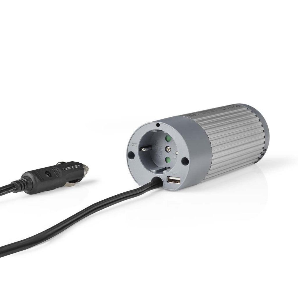 Nedis PIMS10024 Convertisseur de puissance onde sinusoïdale modifiée 24 V DC 230 V 100 W 1x Schuko 1x sortie USB