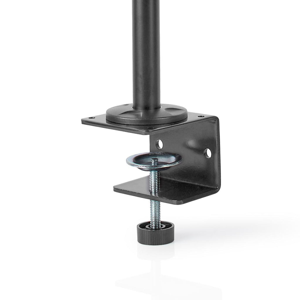 Nedis ergotmm100bk support de moniteur ergonomique, trois bras de moniteur, rotatif et inclinable, noir