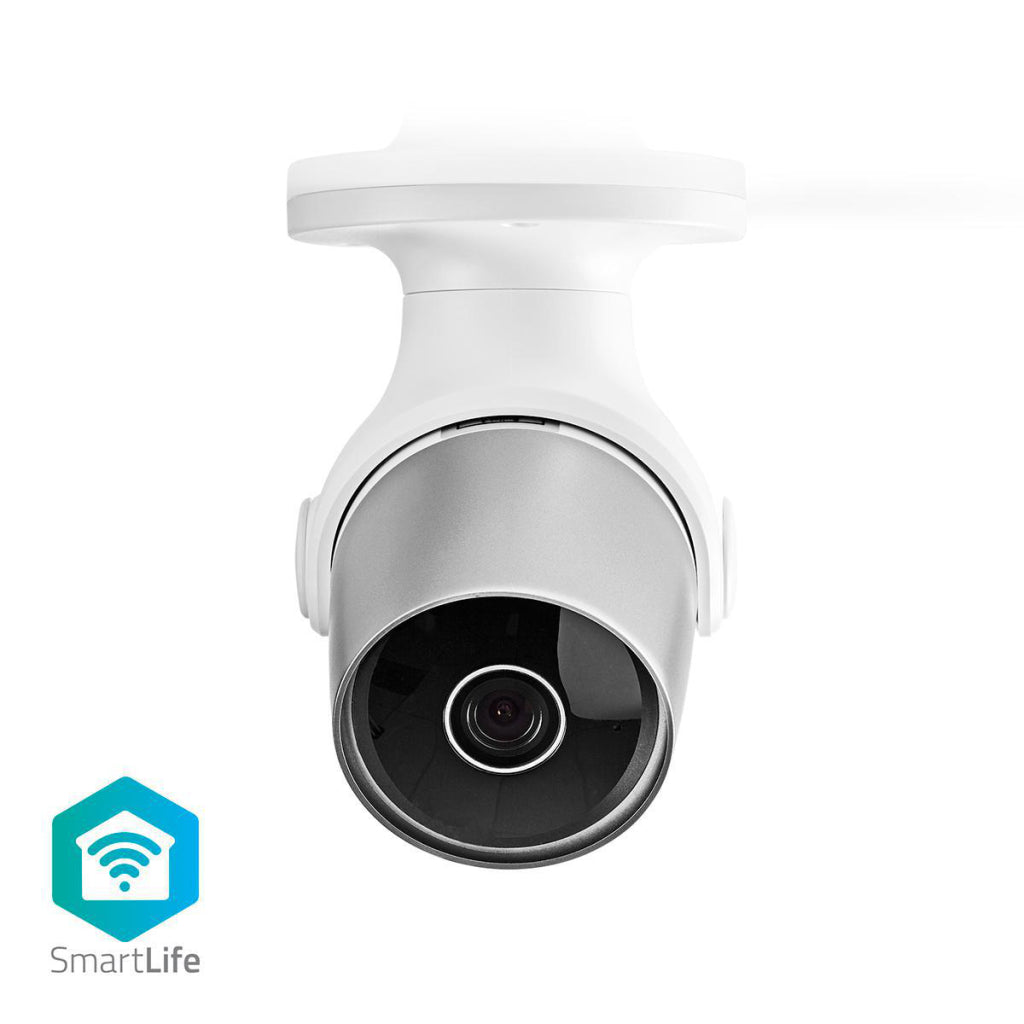 Nedis WIFICO11CWT Caméra IP Wi-Fi extérieure étanche Full HD 1080p