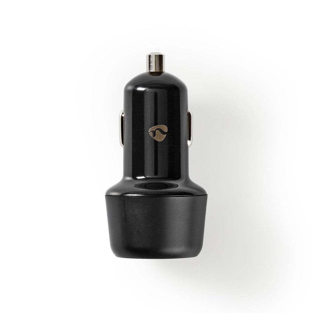 Nedis CCPD18W100BK Chargeur de voiture 3.0 A USB-A USB-C Alimentation 18 W Noir