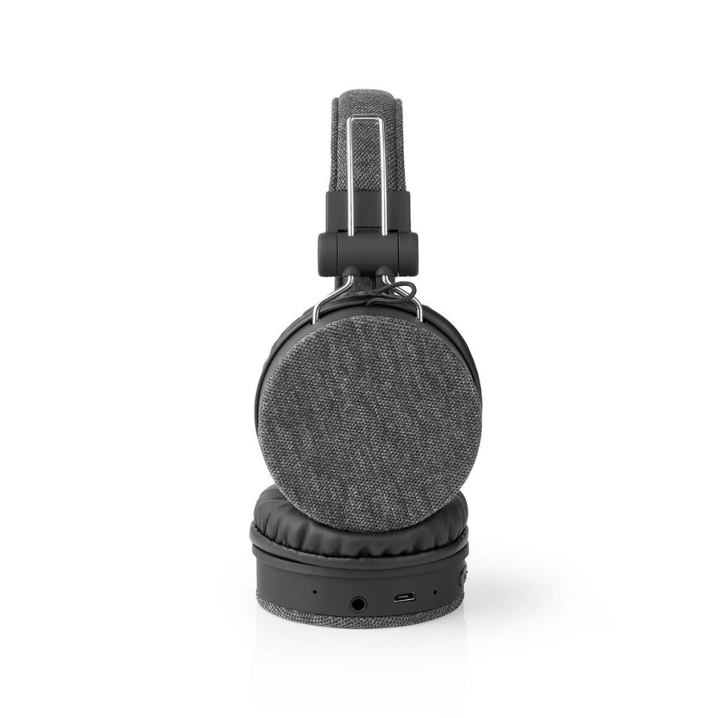 Écouteurs Bluetooth® Nedis FSHP250AT avec supra-auriculaire recouvert de tissu tissé | 18 heures de lecture Anthracite Noir