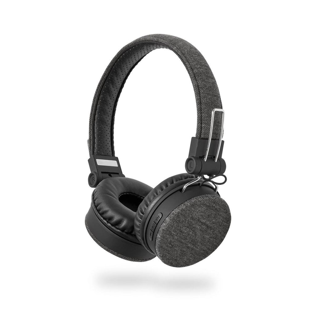 Écouteurs Bluetooth® Nedis FSHP250AT avec supra-auriculaire recouvert de tissu tissé | 18 heures de lecture Anthracite Noir