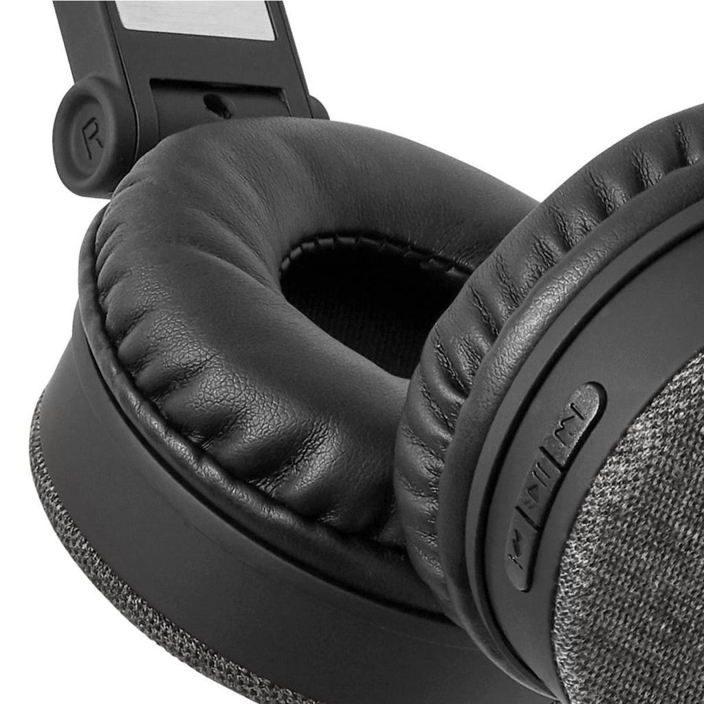 Écouteurs Bluetooth® Nedis FSHP250AT avec supra-auriculaire recouvert de tissu tissé | 18 heures de lecture Anthracite Noir