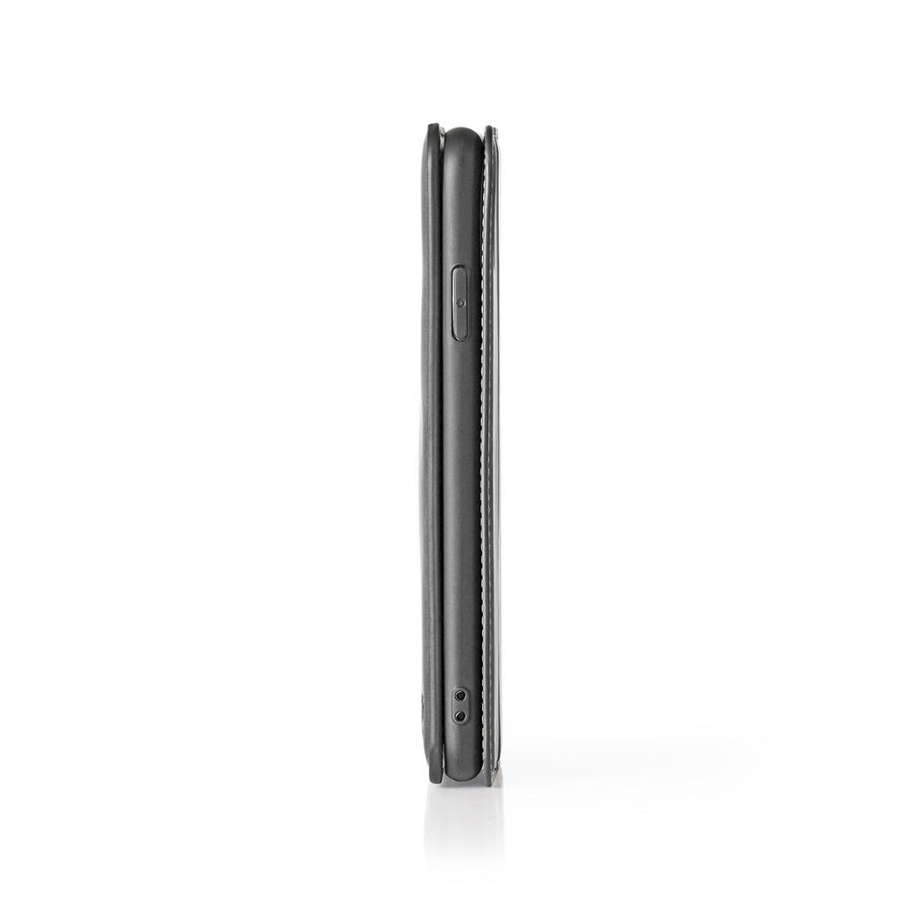 Nedis ssw10021bk livre portefeuille souple pour samsung galaxy a50 noir