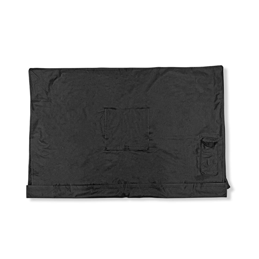 Nedis tvoc5052bk housse de protection TV extérieure 50 52 tissu oxford d'excellente qualité compartiment séparé pour télécommande noir
