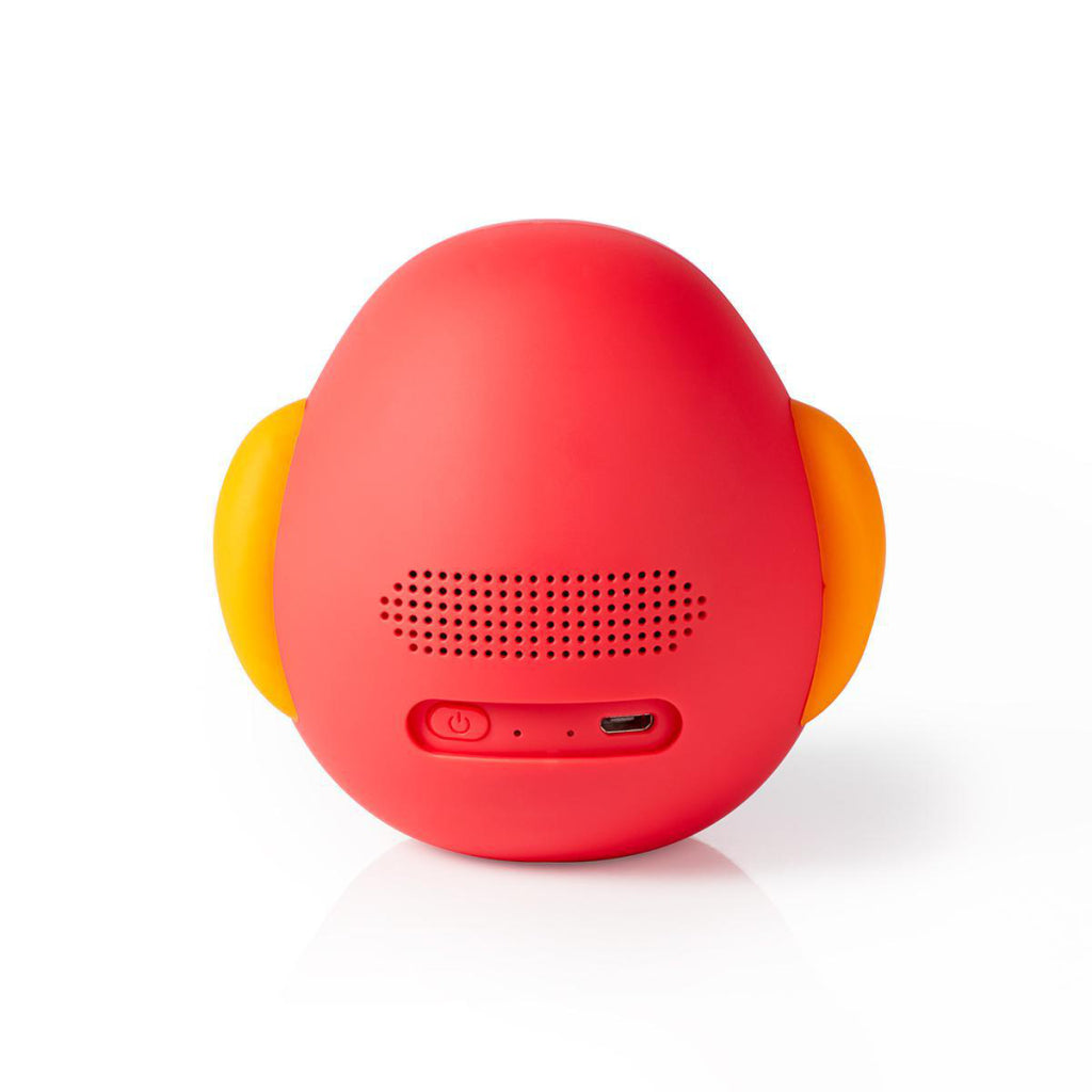 Haut-parleur Bluetooth Nedis SPBT4100RD Animatics 3 heures d'autonomie en appels mains libres Perry Parrot