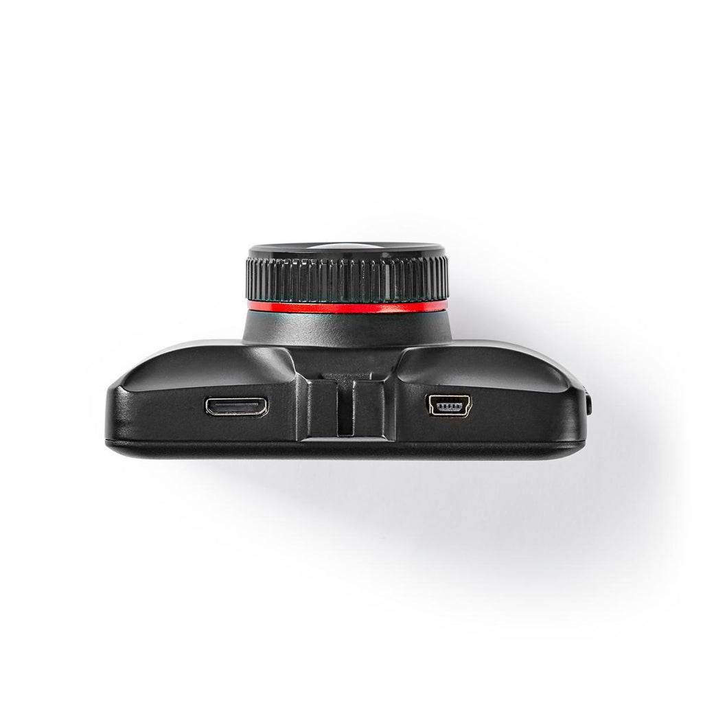Nedis dcam15bk dashcam full hd 1080 p 1 ch 3,0 pouces angle de vision de 120 degrés ; boîtier métallique