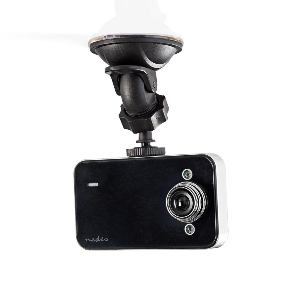 Nedis dcam06bk dashcam HD 720p 1 canal 2,4 pouces angle de vision de 60 degrés ;