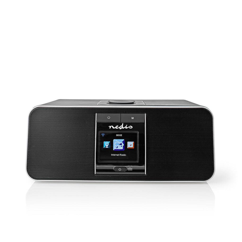 Nedis RDIN5005BK Radio Internet 42 W Dab+ FM Bluetooth® Télécommande Noir argent