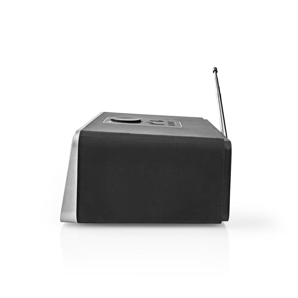 Nedis RDIN5005BK Radio Internet 42 W Dab+ FM Bluetooth® Télécommande Noir argent