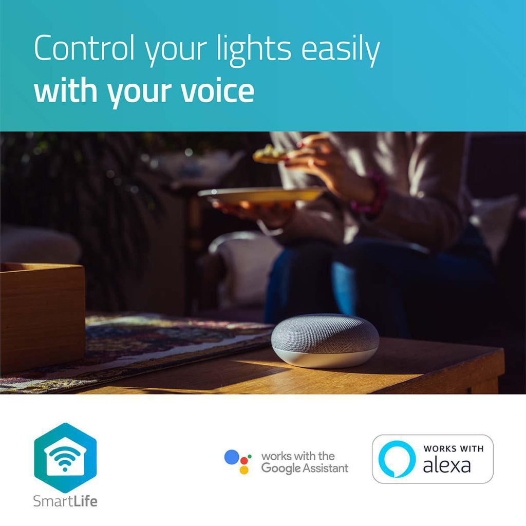 Ampoule LED Nedis Wi-Fi LW12WTB22 SmartLife Wi-Fi B22 800 lm 9 W Blanc chaud 2700 K Classe énergétique : A+ Android Trade ; ios a60