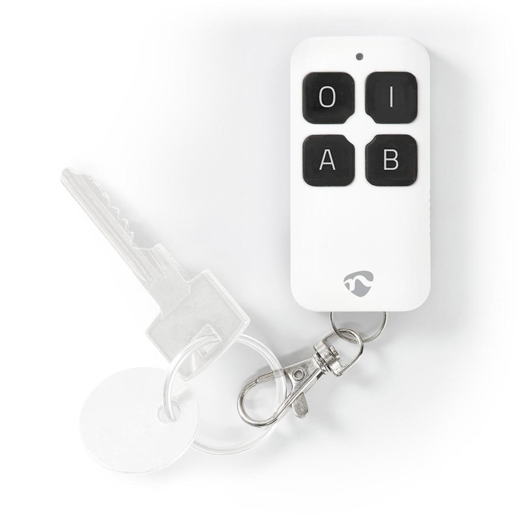 Nedis zbrc10wt télécommande intelligente zigbee 4 boutons avec batterie blanc