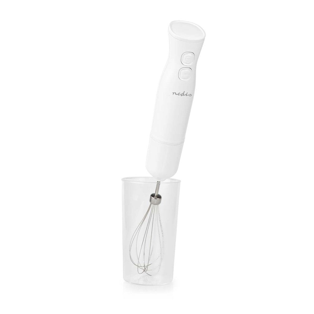 Nedis KAHB120CWT Mixeur plongeant 400 W Réglages de vitesse : 2 vitesses Hachoir Blanc