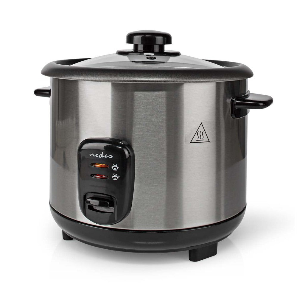 Nedis karc115al cuiseur à riz 1,5l 500w argent