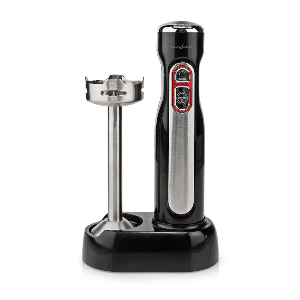 Nedis kahb600bk mixeur plongeant 100w argent noir