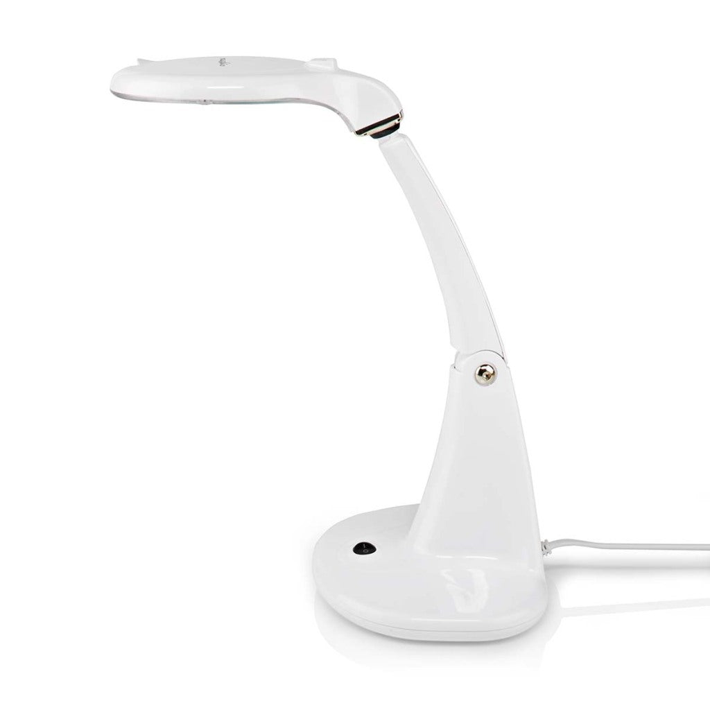 Nedis MAGL1WT Lampe loupe de table Puissance de l'objectif : 3 12 dioptries 6500 K 6,5 W 585 Lm Blanc