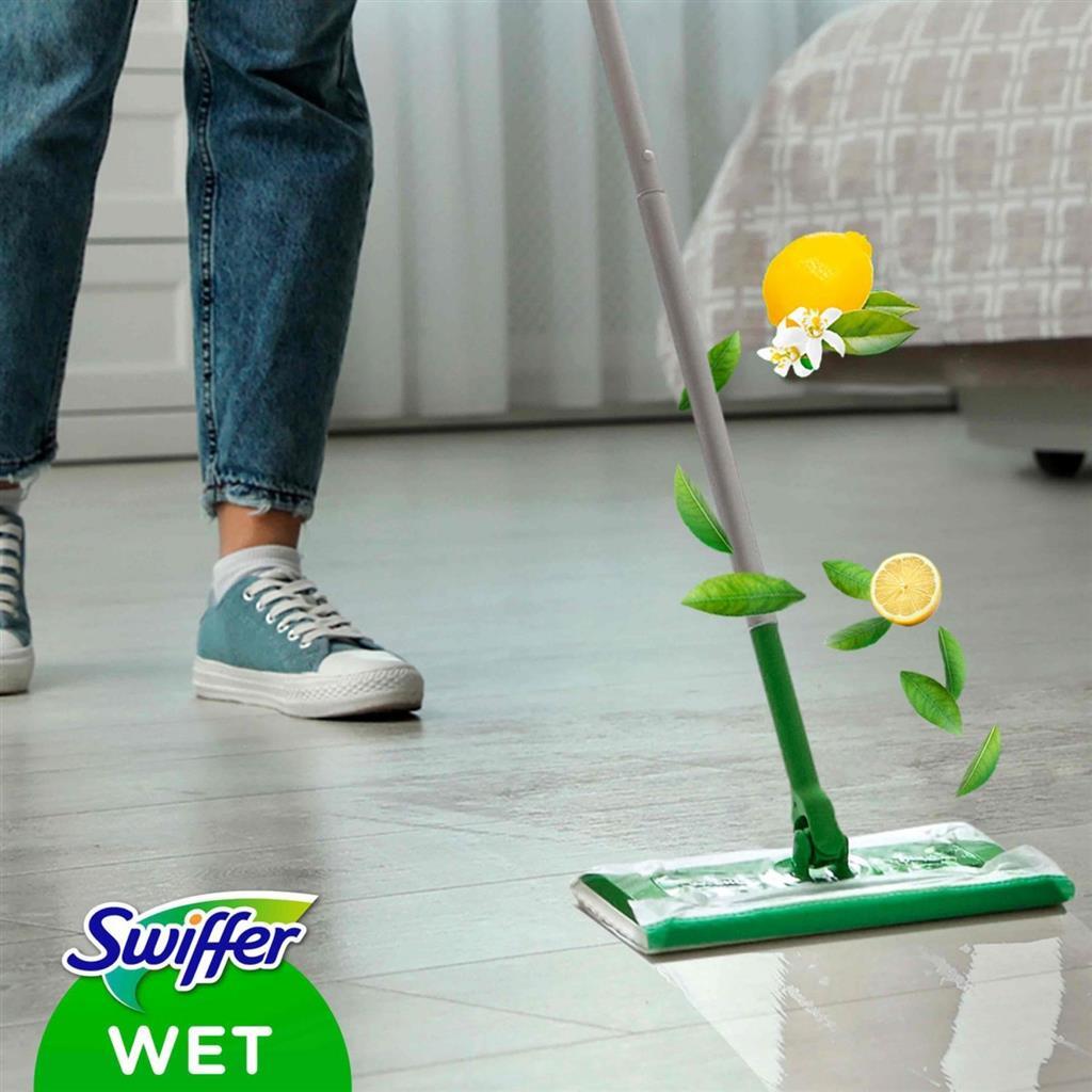 Swiffer lingettes humides pour sol agrumes frais 24 pièces