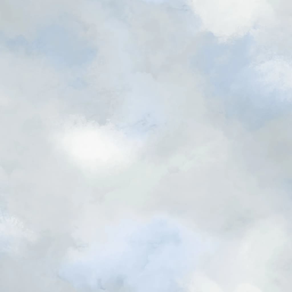 North mur noordwand fond d'écran bonnes vibrations nuages de peinture bleu et gris