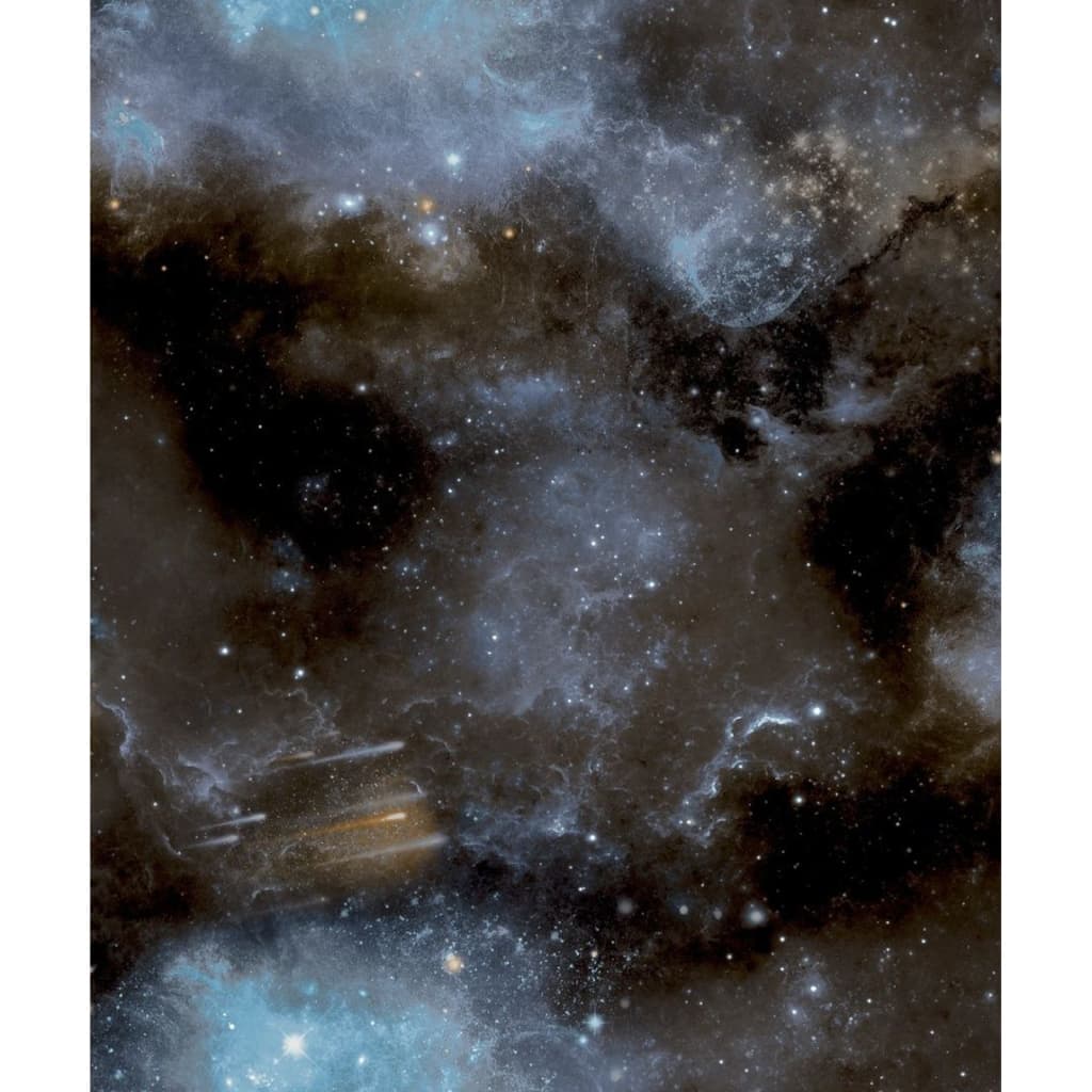 Fond d'écran du North Wall Good Vibes Galaxy avec étoiles bleu et noir