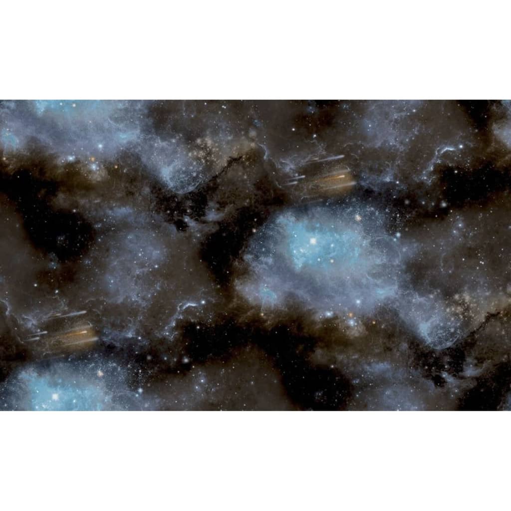Fond d'écran du North Wall Good Vibes Galaxy avec étoiles bleu et noir