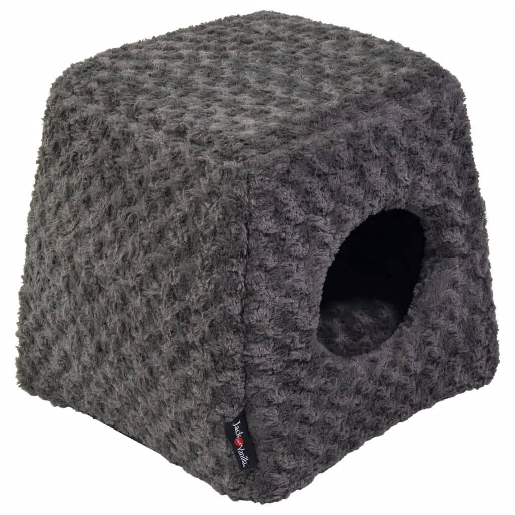 Jack and Vanilla Pet Bottle Softy S 40x40x39 cm Rosette Grey