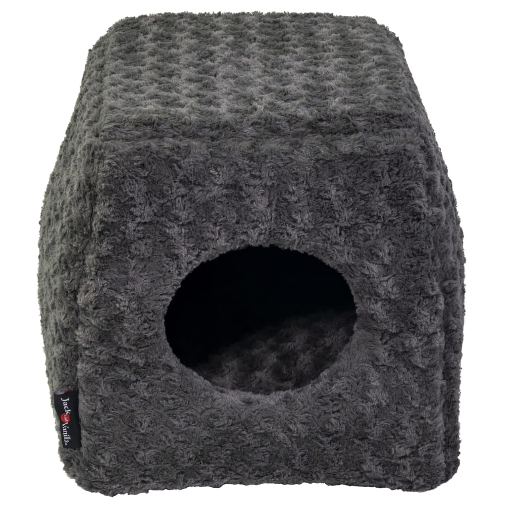 Jack and Vanilla Pet Bottle Softy S 40x40x39 cm Rosette Grey