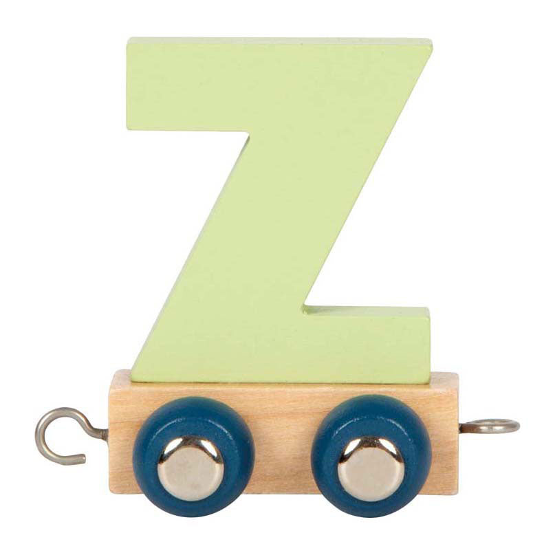 Small foot - train de lettres en bois polaire - z