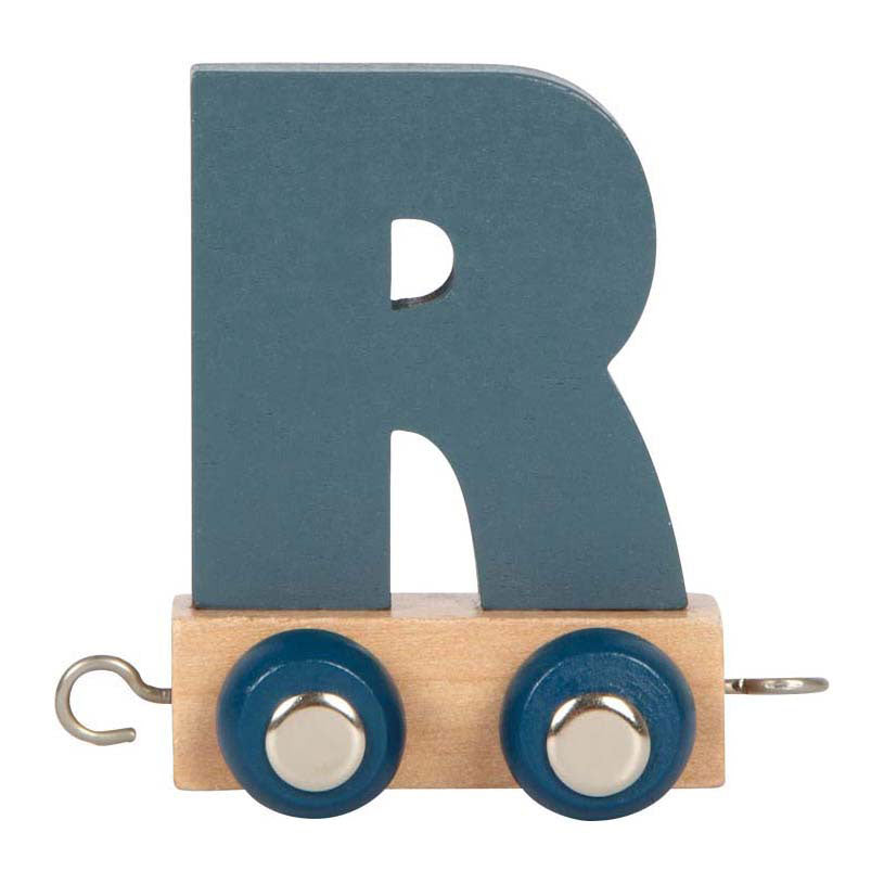 Small foot - train de lettres en bois polaire - r
