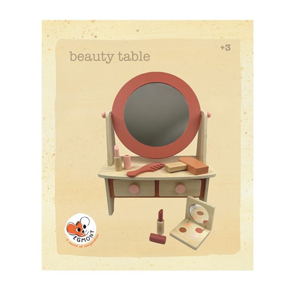 Table de maquillage en bois. 14,5x20cm. 1+
