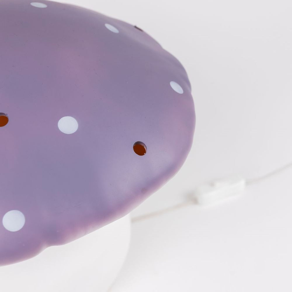Lampe Egmont champignon lavande + variateur.