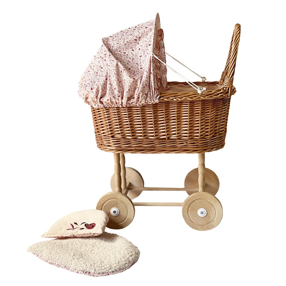 Egmont doll pram reed ladybug
