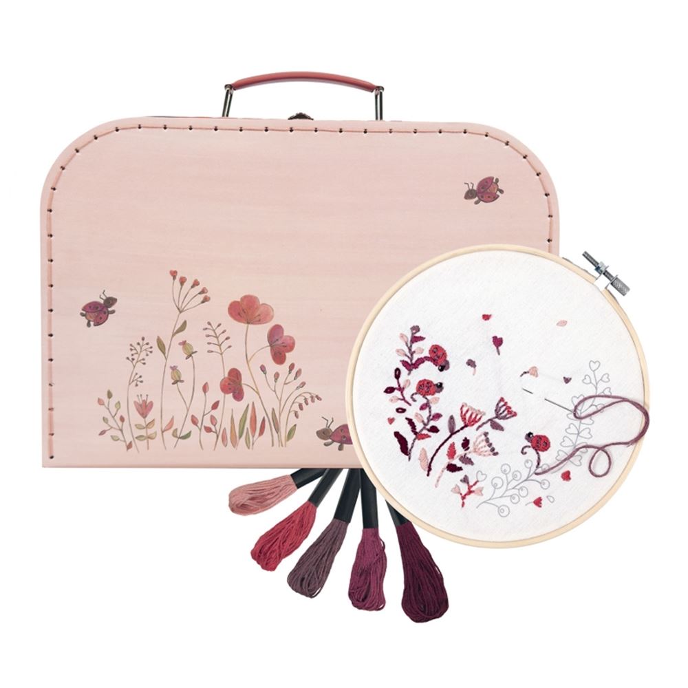 Kit broderie Egmont coccinelles en