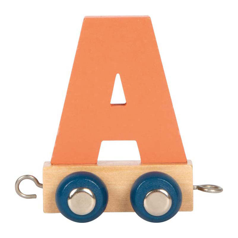 Small foot - train de lettres en bois polaire - a