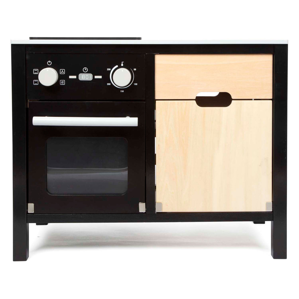 Small foot - cuisine industrielle en bois avec îlot de cuisine, 18 pcs.