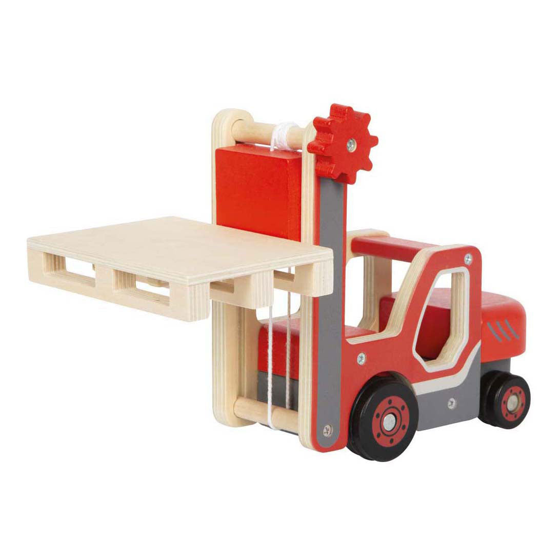 Small foot - chariot élévateur en bois avec palette