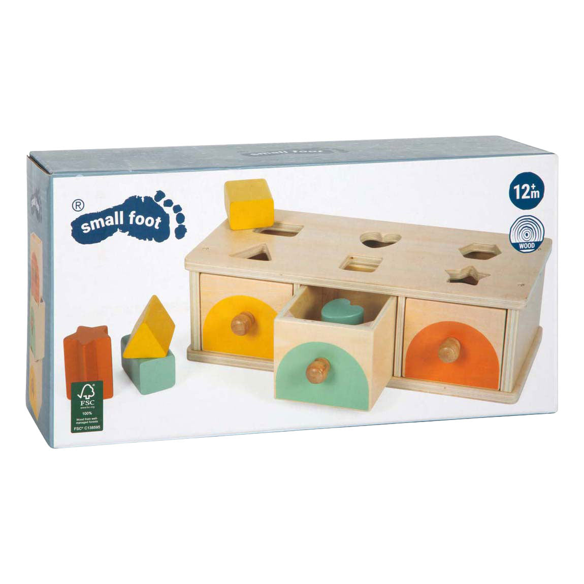Small foot - jeu de tri Montessori en bois fsc