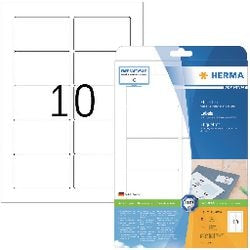 Étiquette d'imprimante Herma 5028 étiquette d'imprimante autocollante blanche