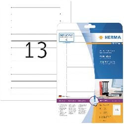 Étiquette pour imprimante d'étiquettes autocollante Herma 5069 blanche