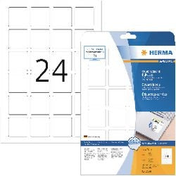 Étiquette de mobilier Herma. blanc 40x40 25 feuilles din a4 600 pièces 10108