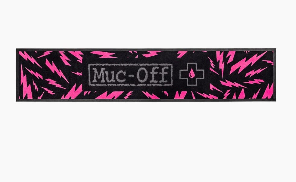 Tapis de sol absorbant Muc-off pour vélo (200x40cm)