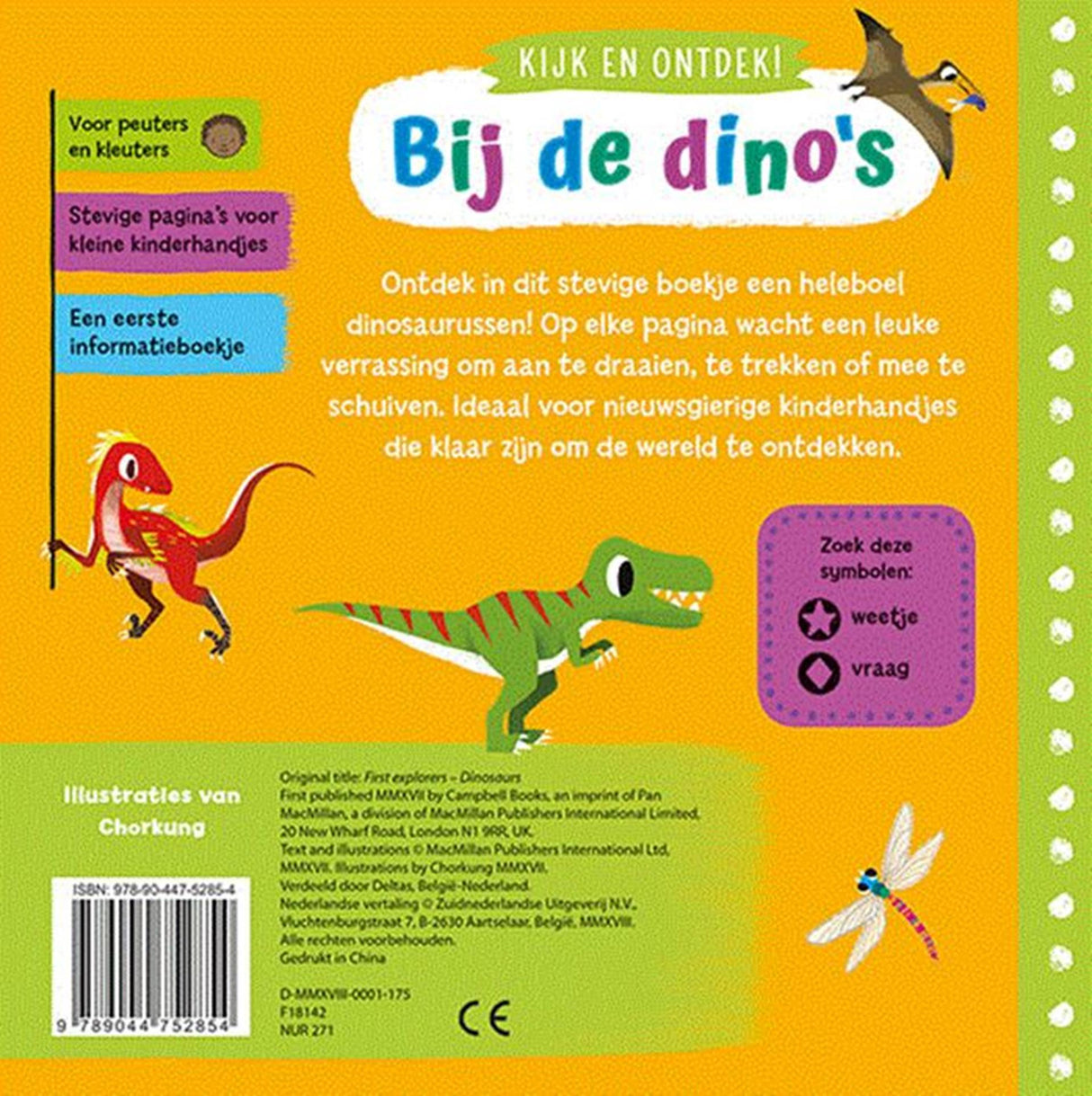 Deltas regardez et découvrez ! - avec le livre à rabat dinosaure