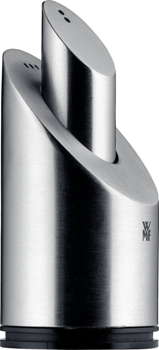 WMF deux en un - moulin à sel et à poivre - compact - acier inoxydable - manuel - design moderne