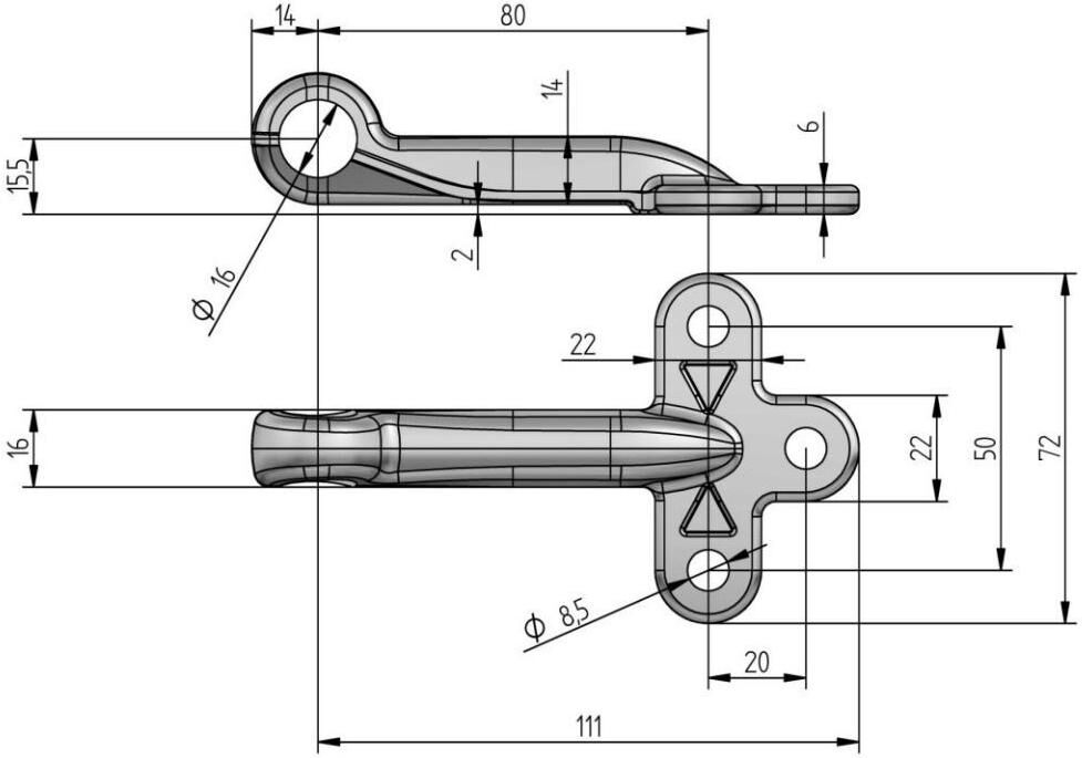 Bünte oeil à visser fbs. fbs invasif gr.1 d=16,0 longueur 125mm