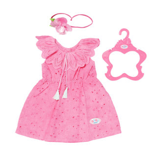 Robe fleurie tendance Baby born 43 cm