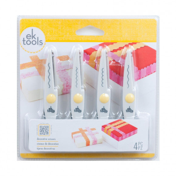 Ek tools • ciseaux décoratifs 4pcs