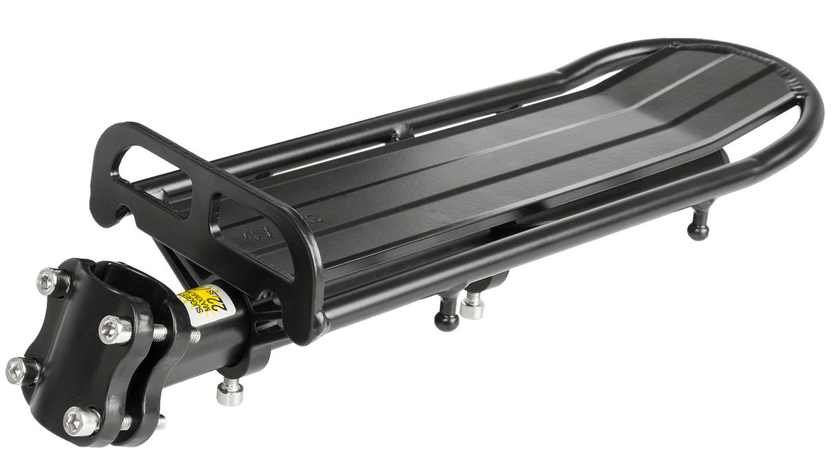Porte-bagages pour tige de selle Msg 10kg. noir mat